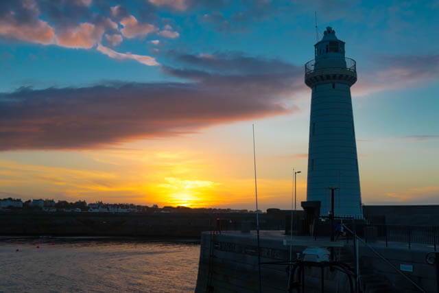 Donaghadee Lighthouse Sunset